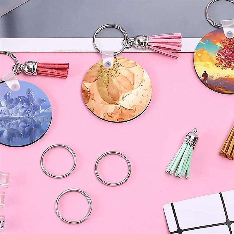 Sublimation Blank Keychains, Mdf Keychain Decorative Label Set