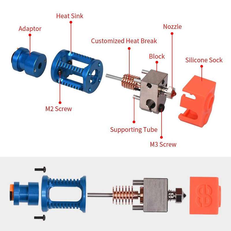 Dragon Heater Block 450 for Phaetus Dragon Standard High Flo