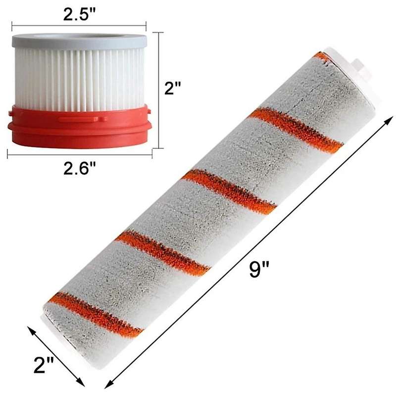 Fit for Xiaomi Hepa Filter Roller Brush Cleaning Brush Parts Kit