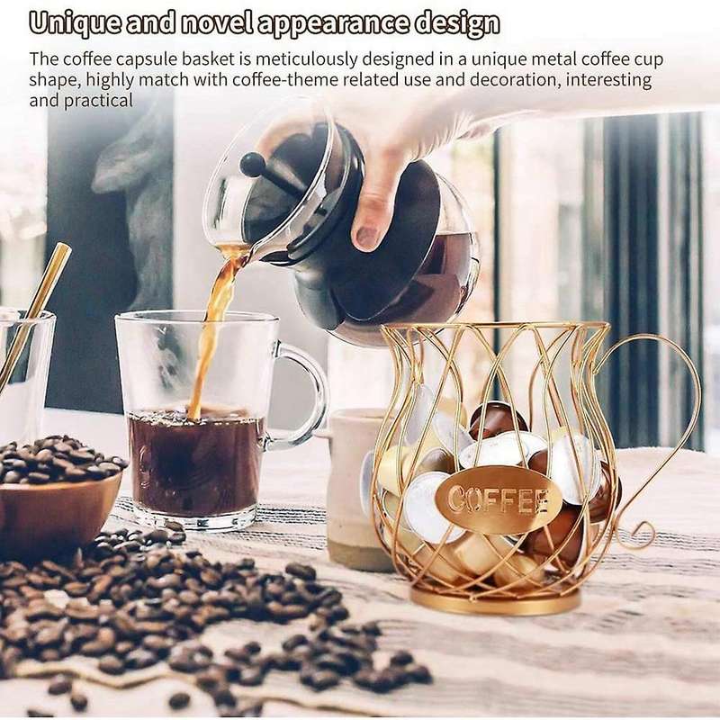 Coffee Capsule Pod Storage Basket, for Tassimo,nespresso,dolce-gusto