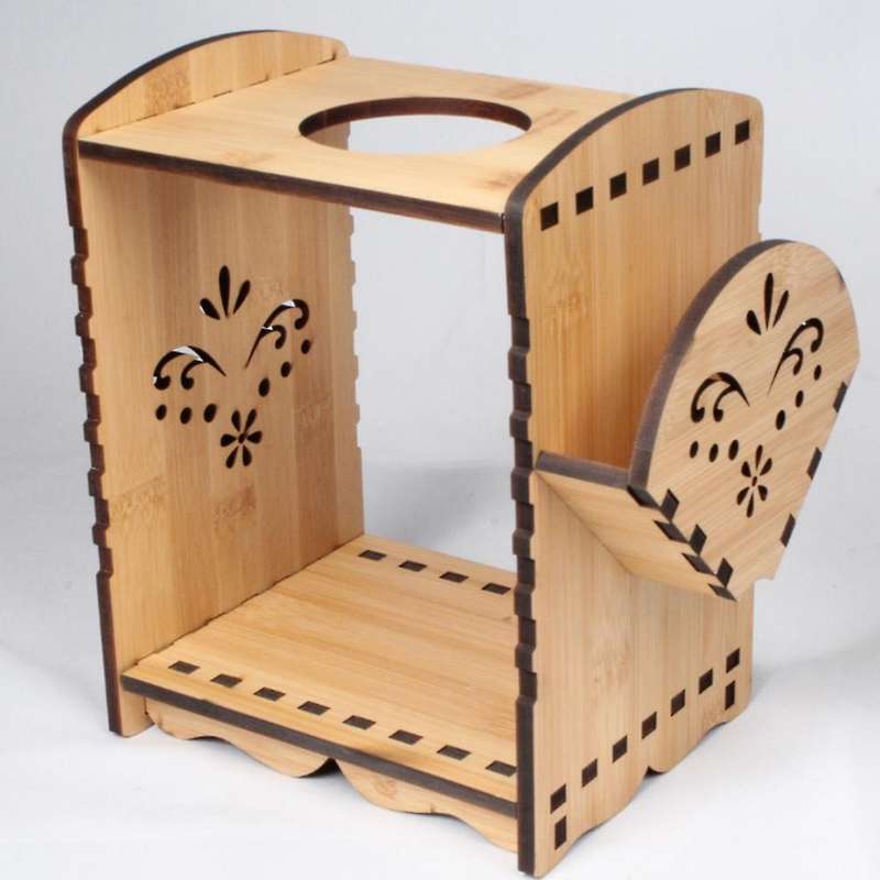 Hand Coffee Holder Filter Paper Holder Bamboo Filter Paper Cup Holder