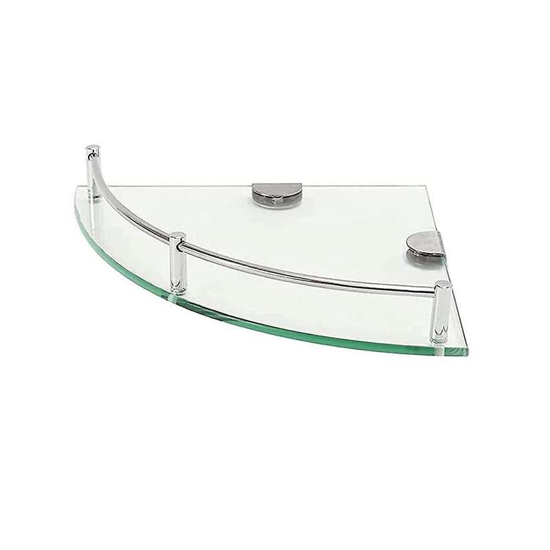 Bathroom Shelves, Bathroom Glass Corner Shelf Wall Mounted-c