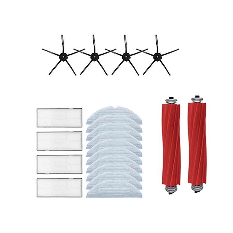 20pcs Main Brush Mop Hepa Filter Side Brush for Xiaomi Roborock S7 T7