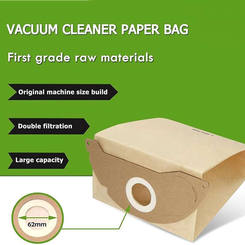 15 Pcs Vaccuum Filter Dust Bag 6.904-322.0 for Karcher A2004 Wd2