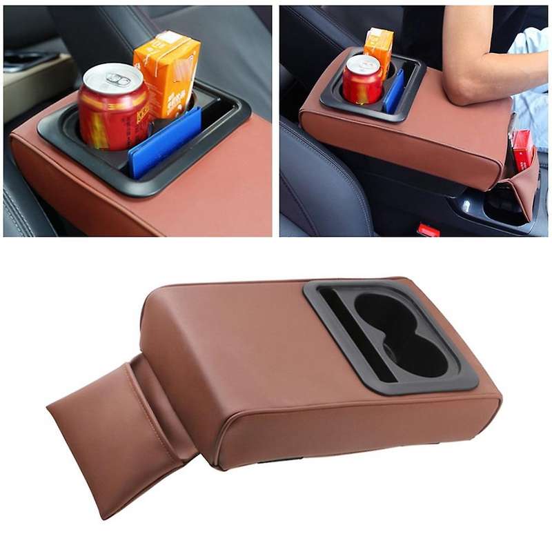 Car Armrest Center Console Box Car Interior Cushion Storage Box C