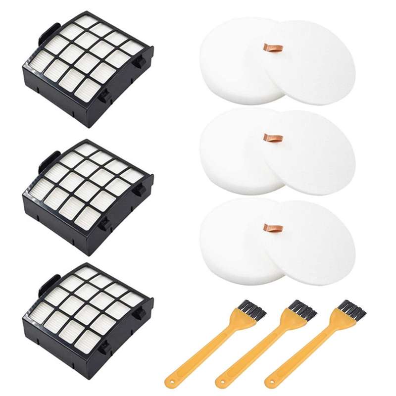 For Shark Az2000, Az2000w, Az2002 Cleaner Accessories, Filter Sponge Black and White