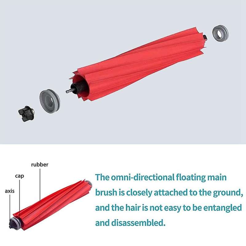 Accessories for Xiaomi Main Roll Brush Mop Rag Hepa Filter Side Brush As Shown