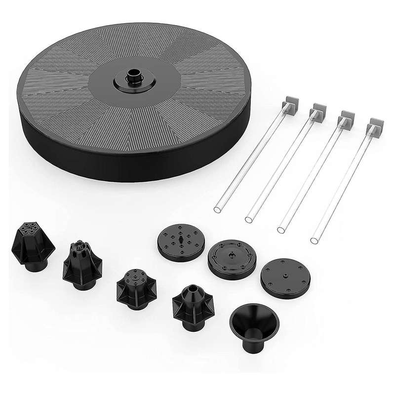 3.0w Powered Solar Pond Pump,solar Fountain for Garden Pond,bird Bath