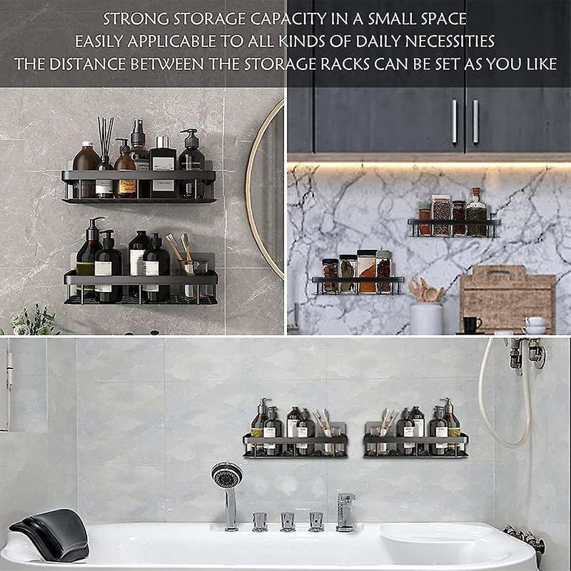 Shower Caddy Basket Soap Dish Holder Shelf Bathroom Organizer