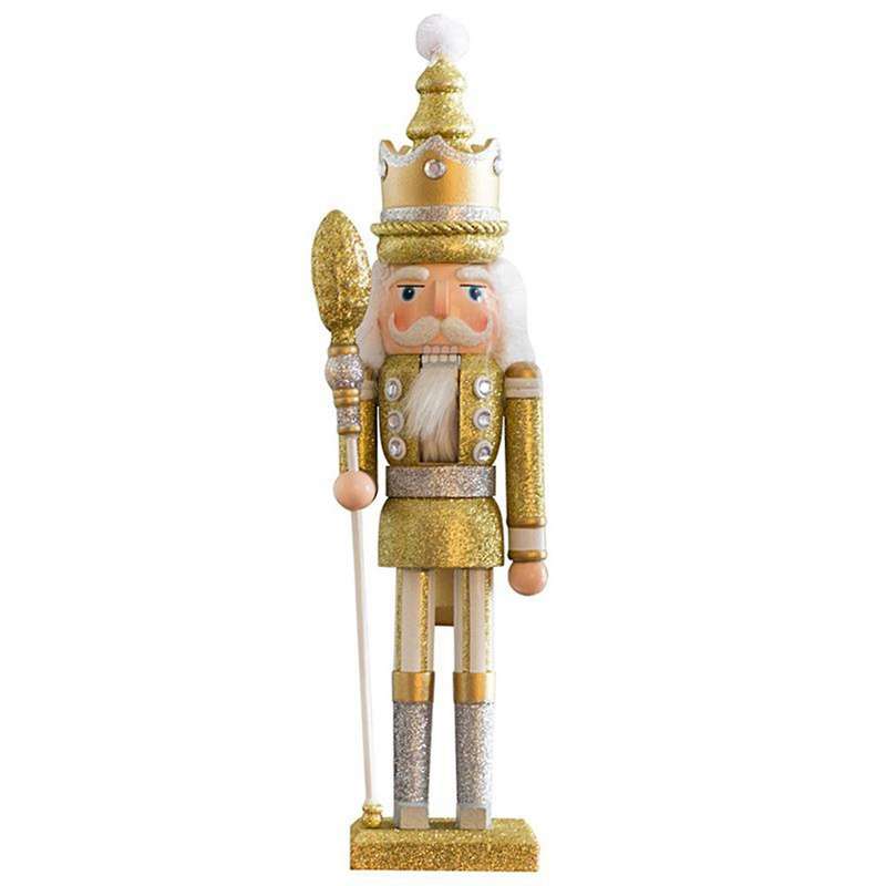 Nutcracker Soldier 42cm Wooden Nutcracker Puppe Christmas Gold