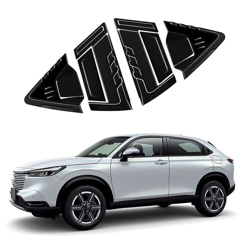 For Honda Vezel Hrv 2021 2022 Rear Door Handle Cover Bowl Gloss Black