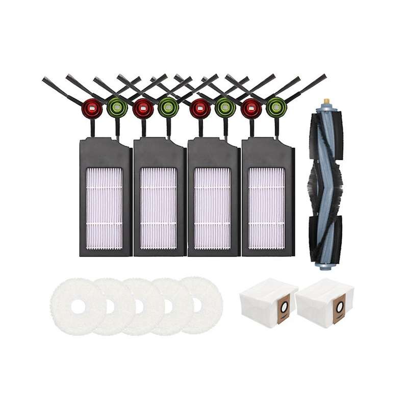 20 Pcs for Cobos Mop Wiper Main Brush Side Brush Cover Plate Cover
