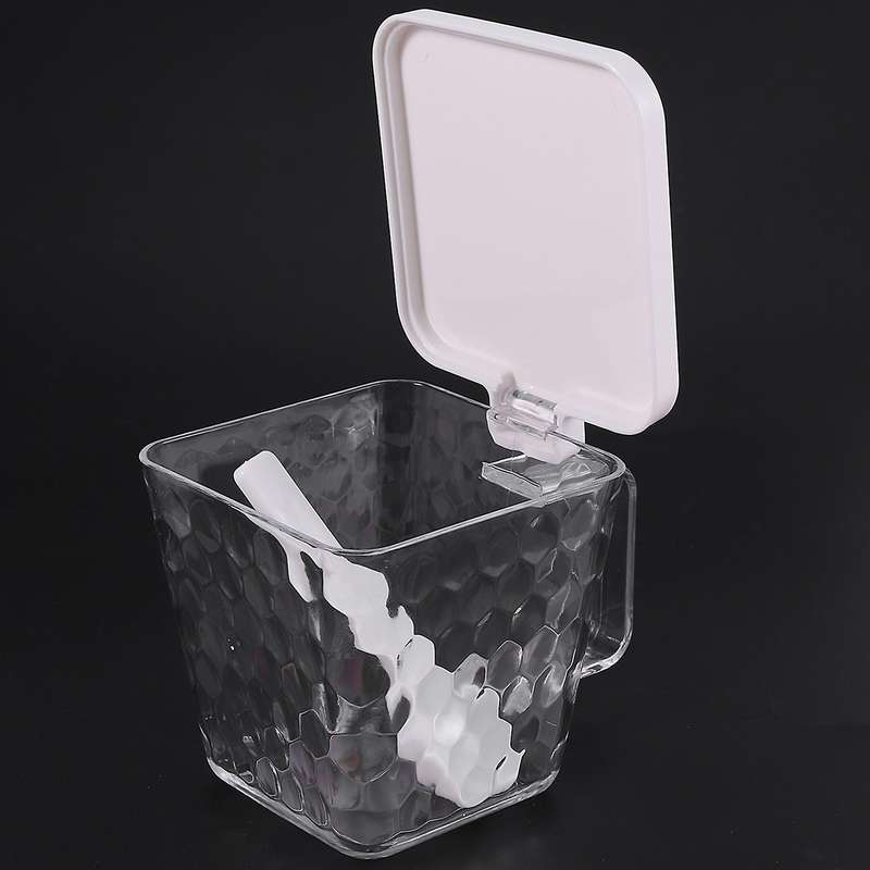 Vertically Rotatable Storage Seasoning Boxes Bottle with Handle