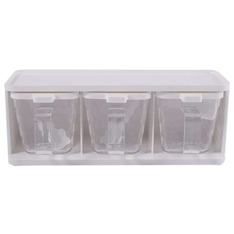 Vertically Rotatable Storage Seasoning Boxes Bottle with Handle