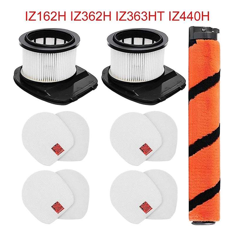 11pcs Filters Roller Brush for Shark Iz162h Iz362h Iz363ht Cleaner