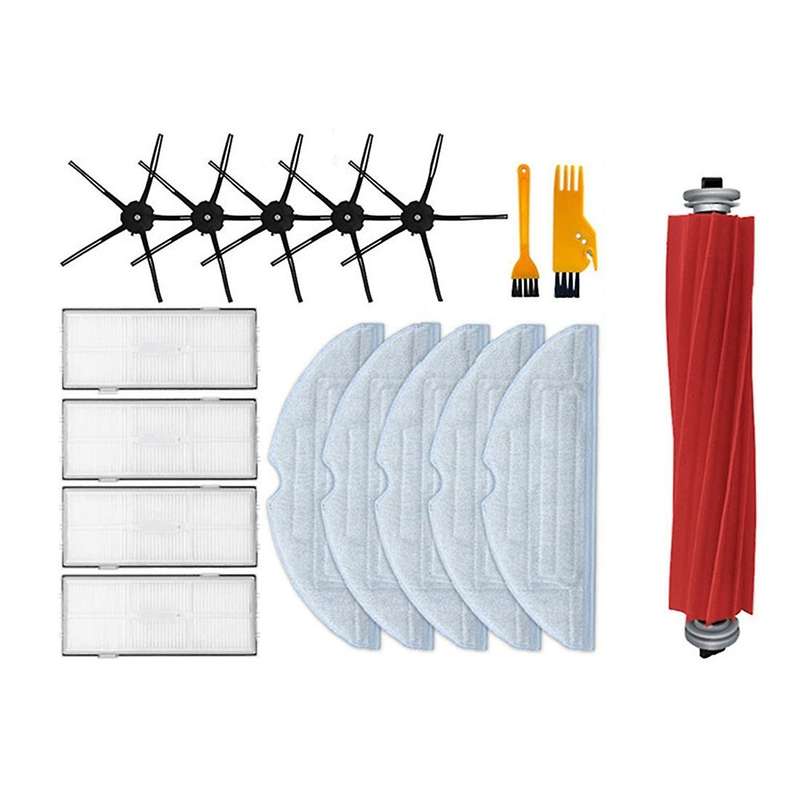 Main Side Brush Hepa Filter Mop Dust Bag Cover Vacuum