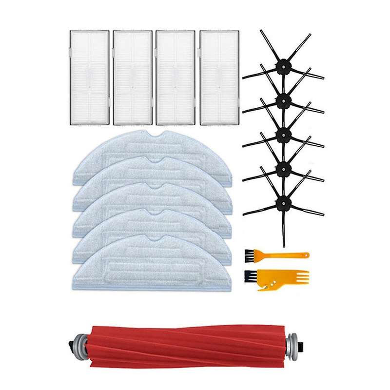 Main Side Brush Hepa Filter Mop Dust Bag Cover Vacuum