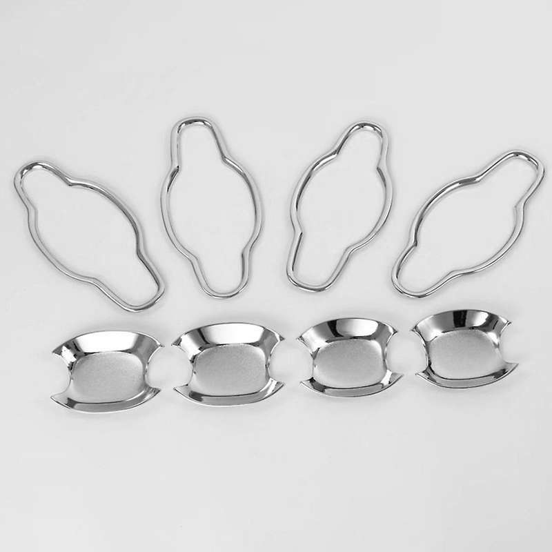 Car Door Wrist Protection Door Handle Bowl Silver