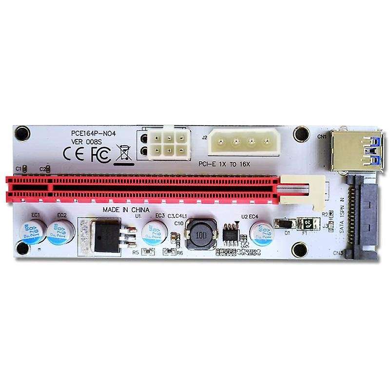 4-pack Ver 008s Multi-power 16x to 1x Powered Riser Adapter