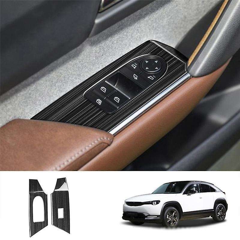 Window Glass Lift Button Switch Cover Trim Door Armrest Panel Lhd