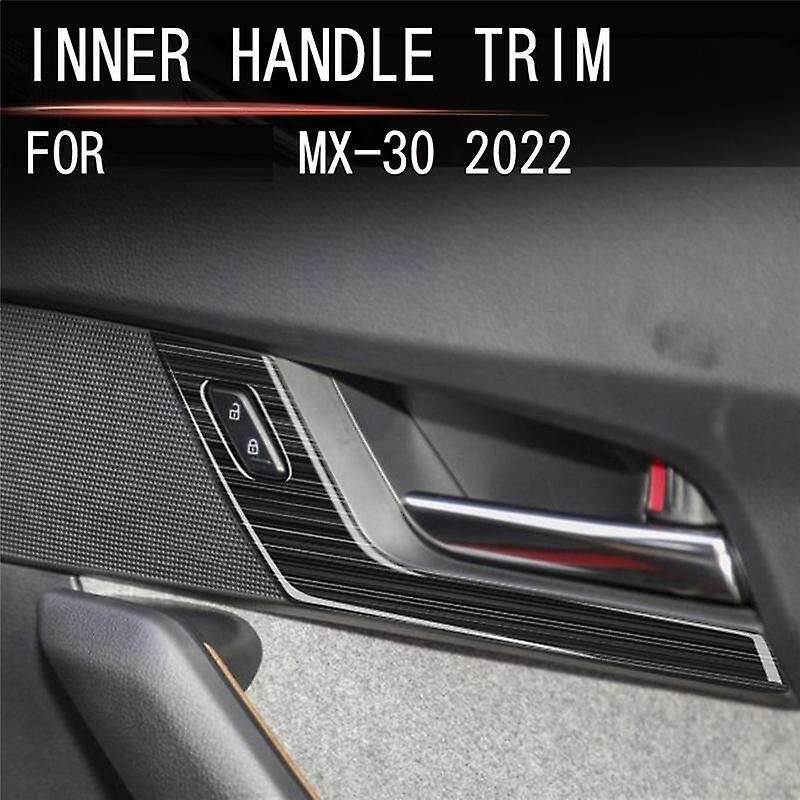 Car Inner Door Handle Panel Decoration Strip Cover Trim Sticker Rhd