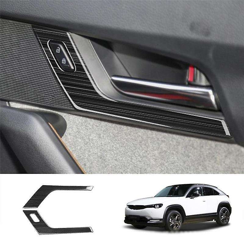 Car Inner Door Handle Panel Decoration Strip Cover Trim Sticker Rhd