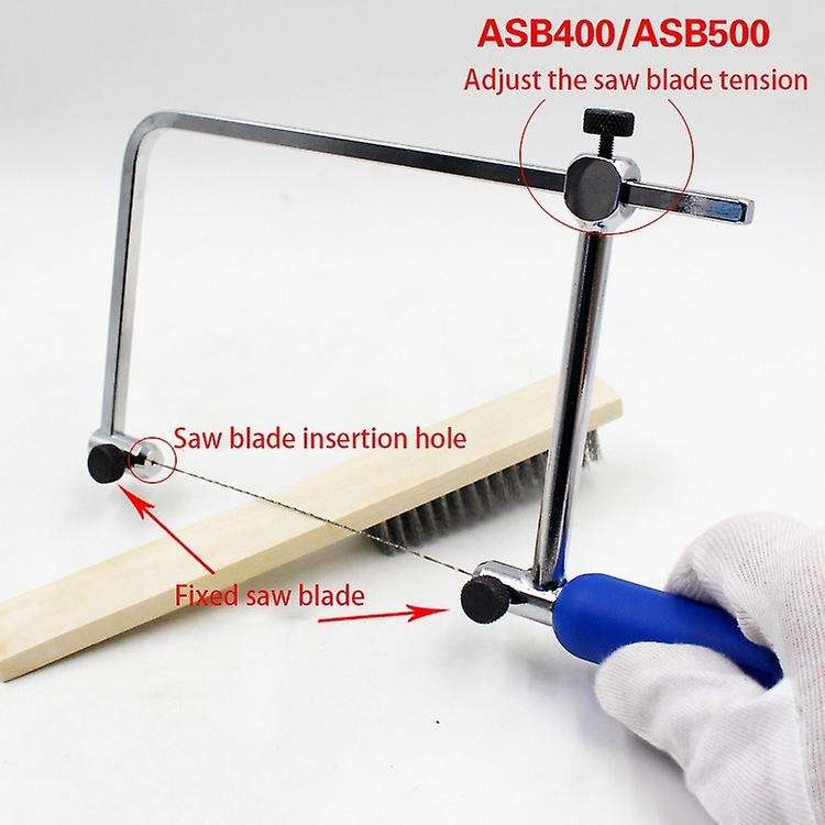 Adjustable Saw Bow for Diamond Jewelry Diy Craft Tools Blade Asb 400