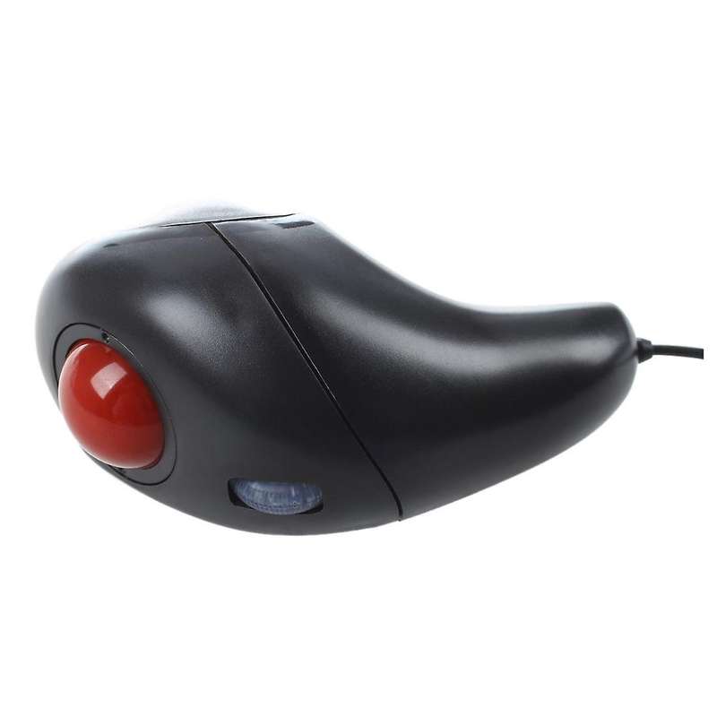 Thumb-controlled Handheld Wired Trackball Mice Mouse