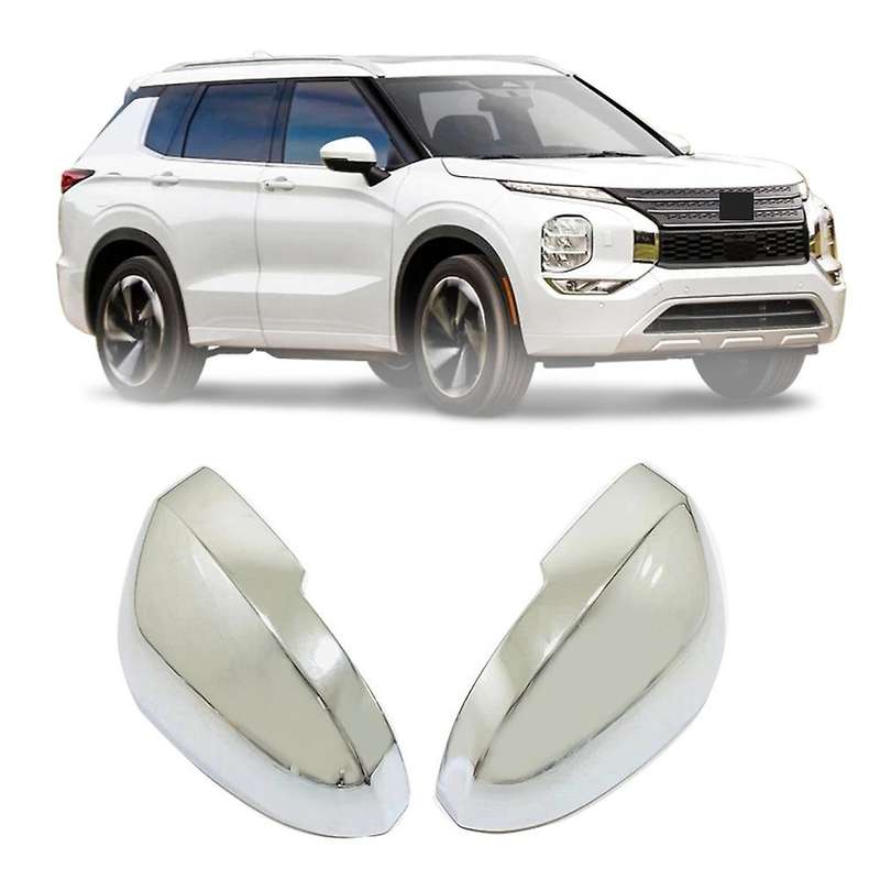 For Mitsubishi Outlander 2022 Car Side Mirror Cover Chrome