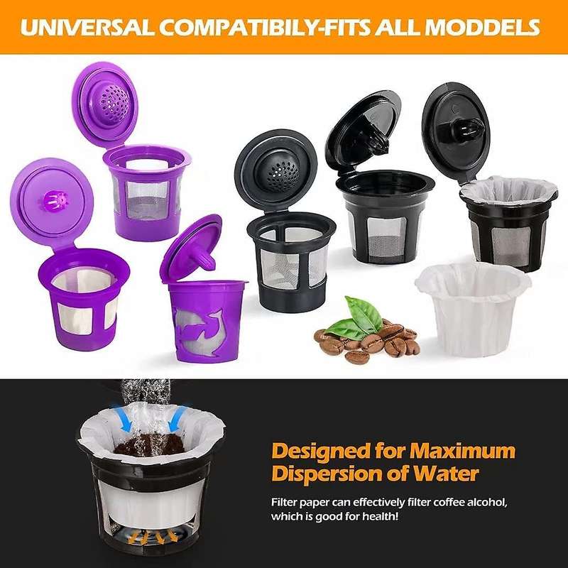 Disposable Paper Filter, 400 Counts K Cup Paper Coffee Filters