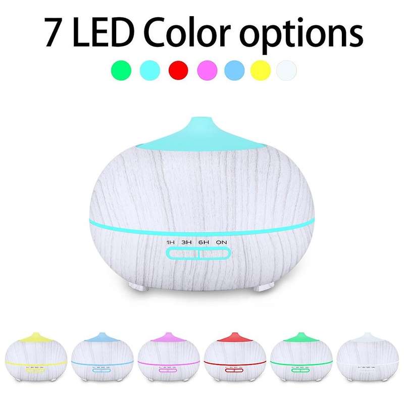Essential Oil Diffuser Humidifier for Home: 400ml Ultrasonic-us Plug