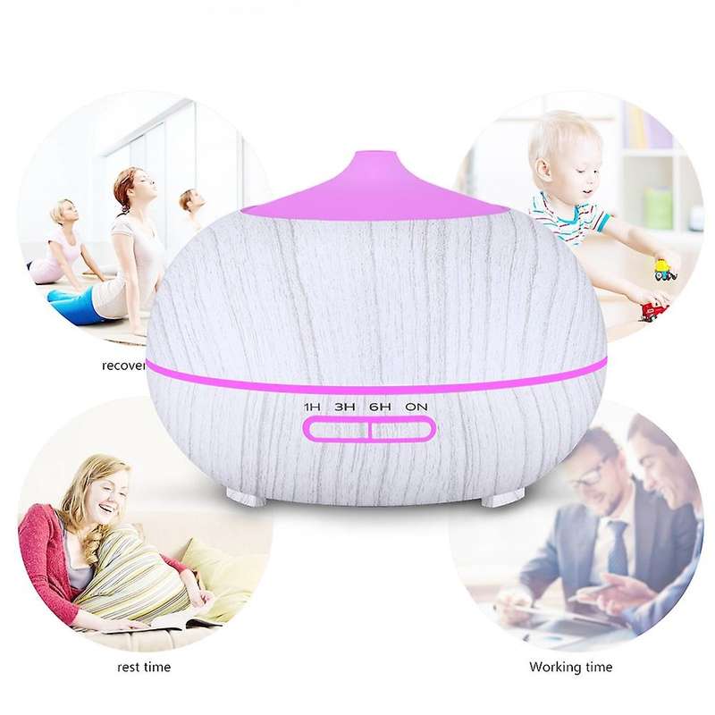 Essential Oil Diffuser Humidifier for Home: 400ml Ultrasonic-us Plug