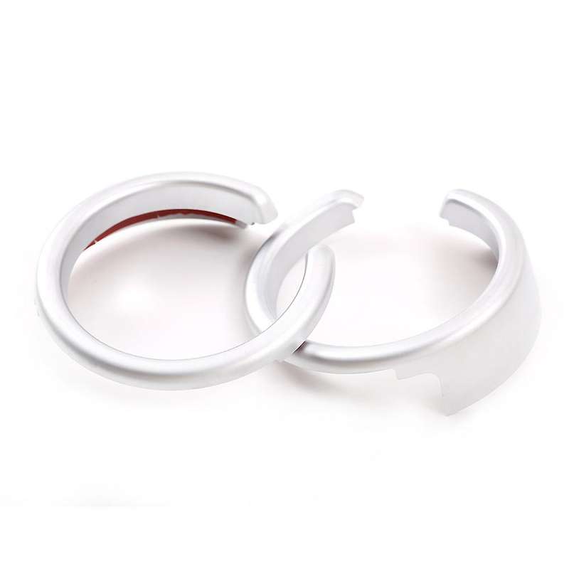 Car Front Water Cup Holder Decorative Ring Trim Stickers