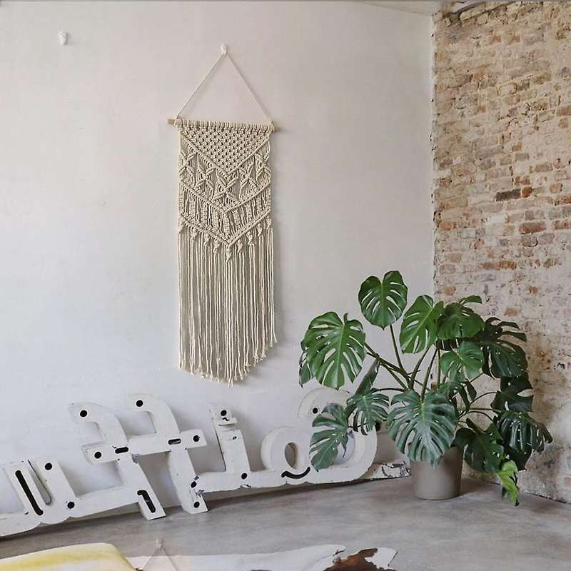 Macrame Wall Hanging Woven Wall Decor Boho Chic Bohemian Wall Art