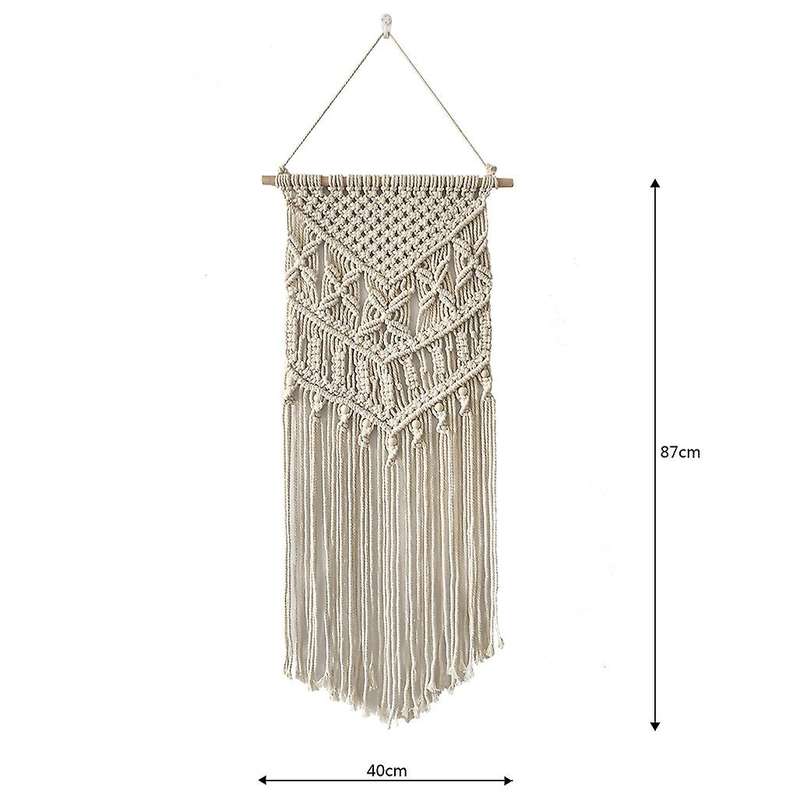 Macrame Wall Hanging Woven Wall Decor Boho Chic Bohemian Wall Art