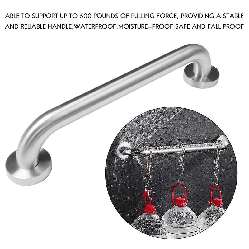 2 Pack Stainless Steel Bathroom Grab Bar,(1.25inch Diameter) Brushed