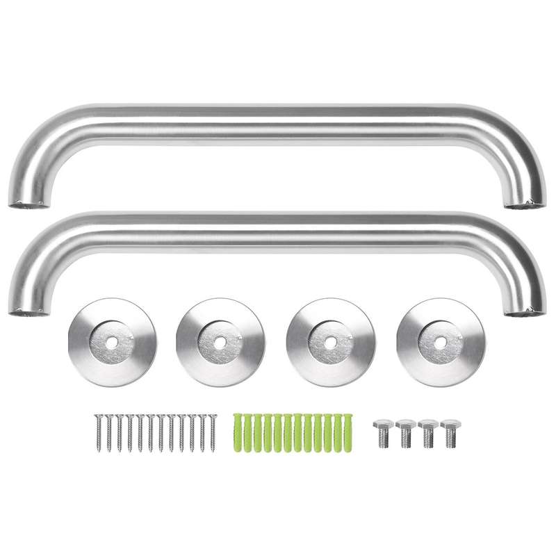 2 Pack Stainless Steel Bathroom Grab Bar,(1.25inch Diameter) Brushed