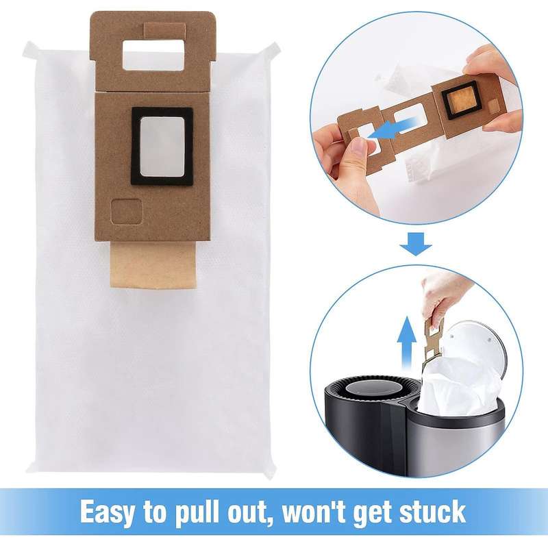 16 Pack Dust Bags for Xiaomi Roborock S7 S7+ Cleaner Auto-empty 3l