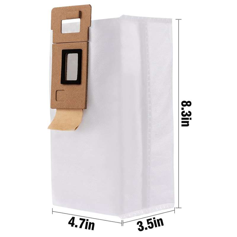 16 Pack Dust Bags for Xiaomi Roborock S7 S7+ Cleaner Auto-empty 3l