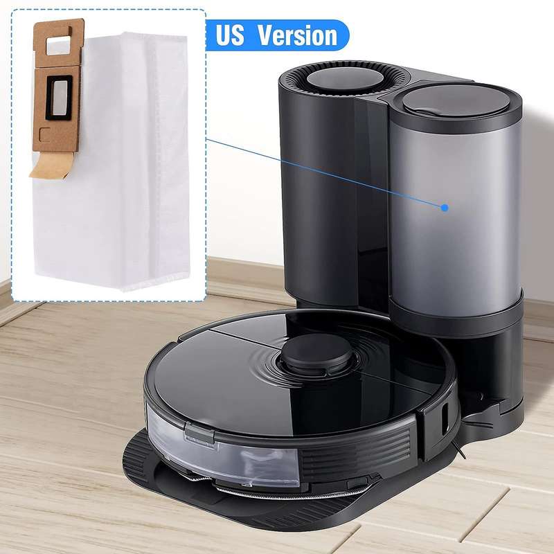 16 Pack Dust Bags for Xiaomi Roborock S7 S7+ Cleaner Auto-empty 3l