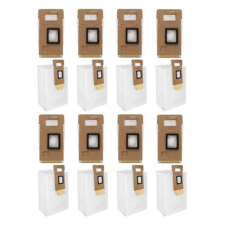 16 Pack Dust Bags for Xiaomi Roborock S7 S7+ Cleaner Auto-empty 3l