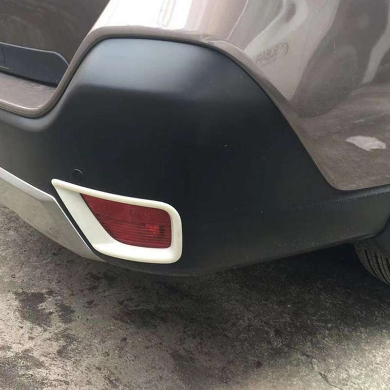Rear Fog Lamp Frame Rear Fog Lamp Cover Chrome, Silver