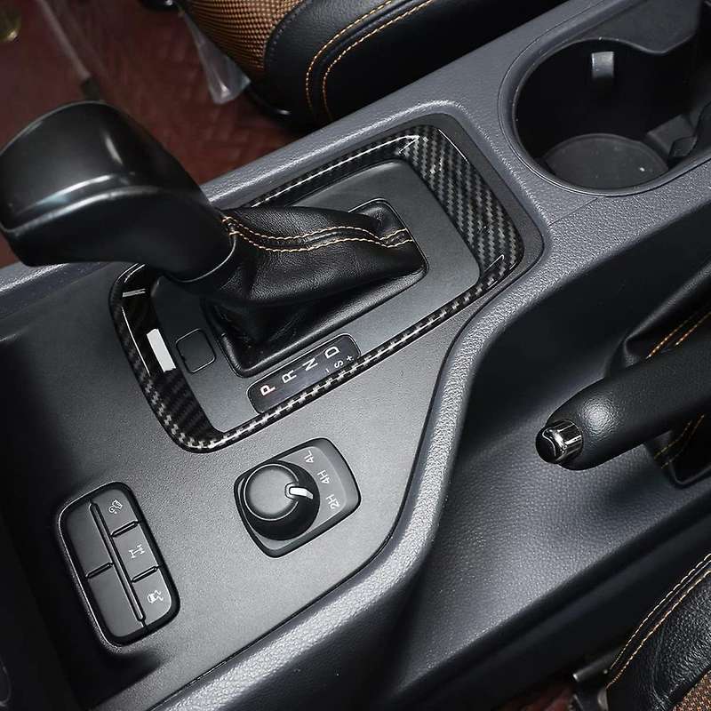 For Ford Ranger Everest 2015-2021 Carbon Fiber Gear Shift Panel