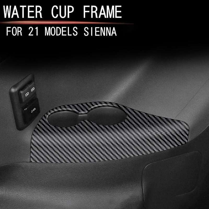 Car Rear Drain Water Cup Frame Cover Trim for Toyota Sienna 2021