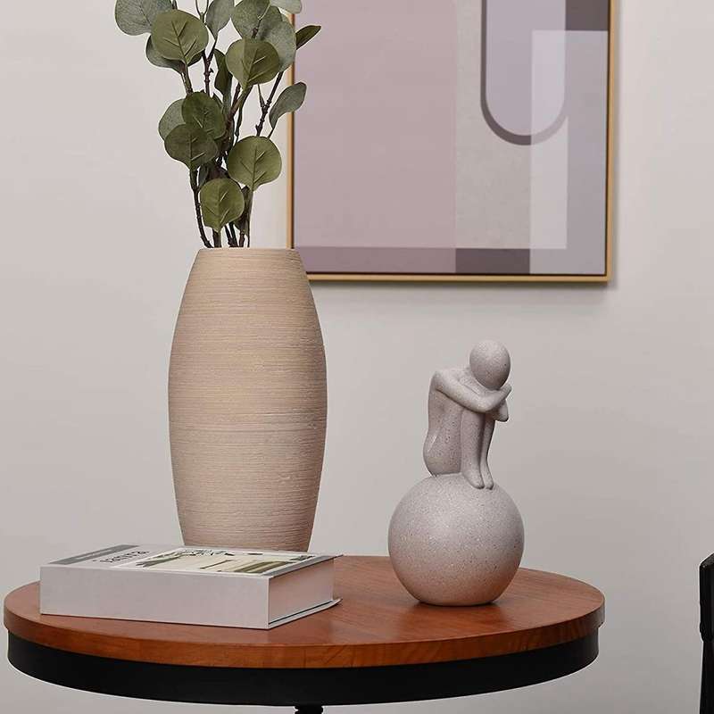 Modern Statue Decorate Statue Ornament Figurine Home Office White