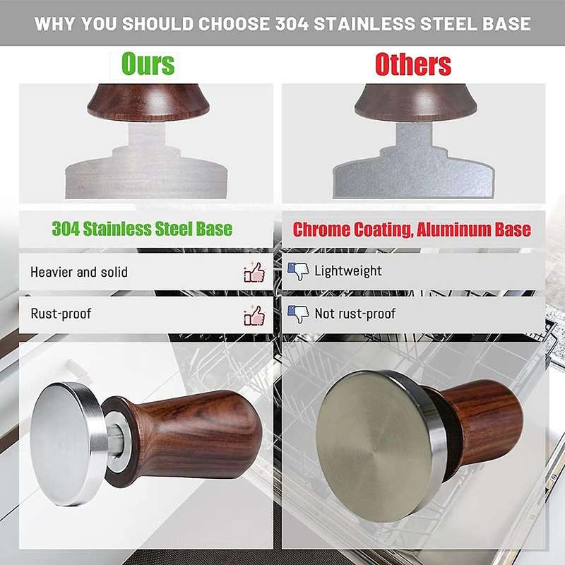 58 Mm Calibration Coffee Tamper with Spring Constant 30 Lb Pressure