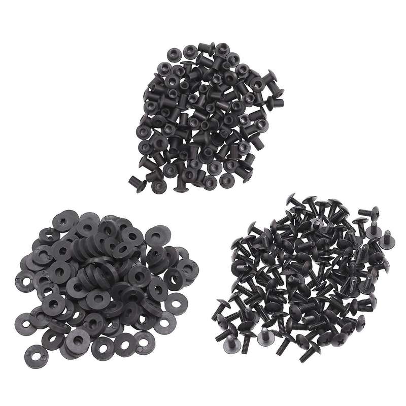 100pcs Tek Lok Screw Set Chicago Screw Comes with Washer