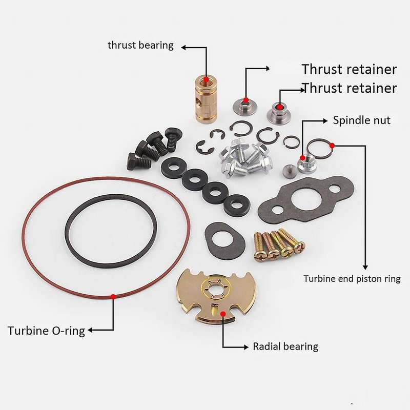Turbocharger Rebuild Repair Kit for Garrett Gt1549 Gt1749 Gt1752