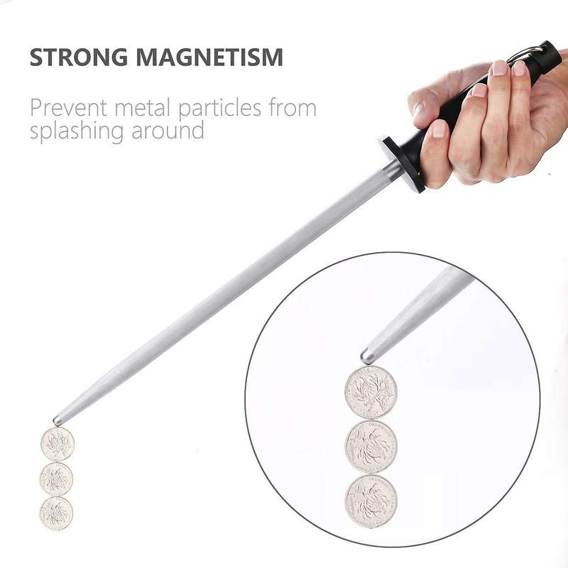 Sharpening Steel Lightweight&durable Oval Home Premium Sharpener,31cm
