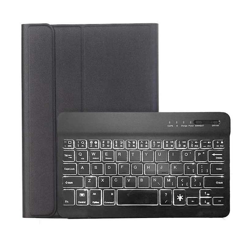 Bluetooth Luminous Keyboard for Tab Galaxy A7 Lite 8.7 Inch,black